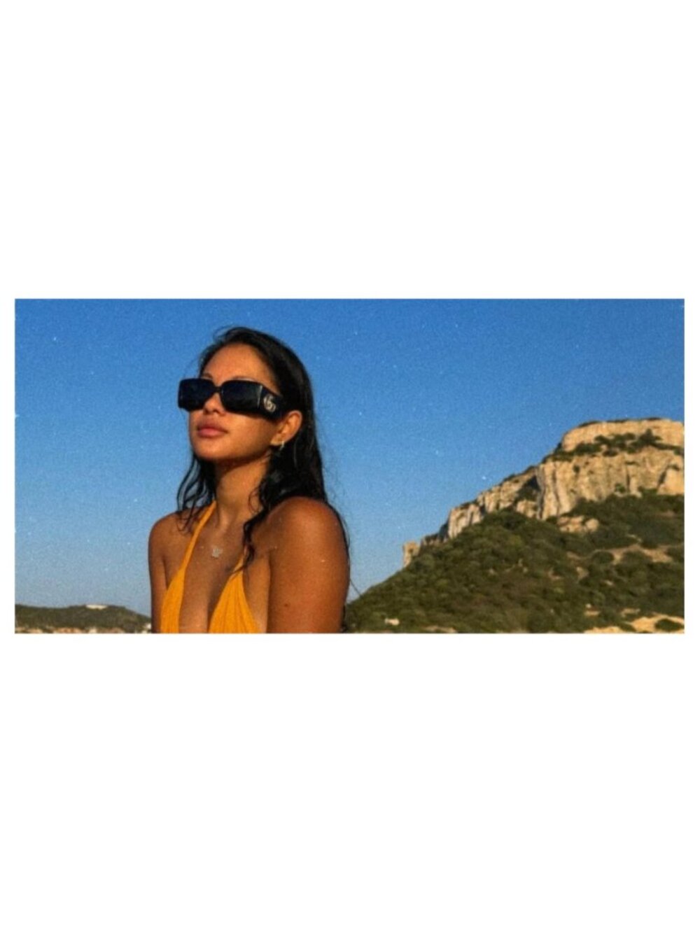 New Authentic Gucci Women's Black Rectangle  Sunglasses - Picture 5 of 5